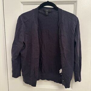 J Crew Navy Cardigan